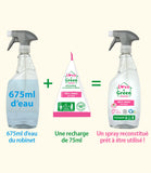 Love and Green | Spray multi-usage sans parfum - Recharges concentrées (pack de 2 pcs)